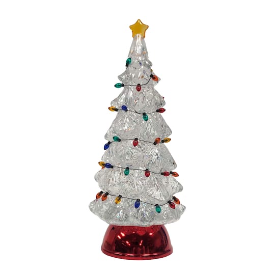 11.75" LED Christmas Tree with Holiday Lights